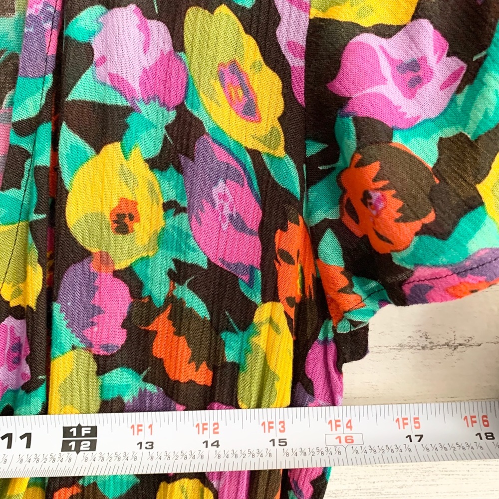 Raga Black Floral Wrap Dress - Picture 10 of 15